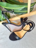 Christian Louboutin Nappa Loubi Queen 120 Pumps - Image 3