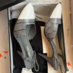 Chanel Embossed Slingback