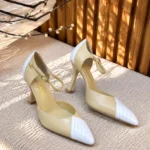 Chanel Two-Tone Leather Pumps