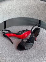Christian Louboutin Stiletto Heel Slingback Sandal - Image 5