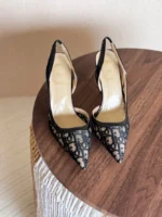 Dior J'Adior Embroidered Mesh Slingback Pump - Image 6