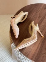 Dior J'Adior Embroidered Mesh Slingback Pump - Image 4