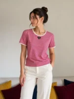 Prada Striped Jersey T-shirt - Image 5
