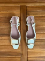 Roger Vivier Belle Vivier Metal Buckle Slingback Pumps - Image 4