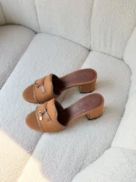 Loro Piana Summer Charms Heeled Sandal - Image 2