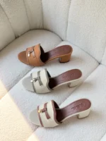 Loro Piana Summer Charms Heeled Sandal
