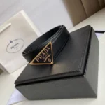 Prada Saffiano Leather Belt - Image 6