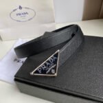 Prada Saffiano Leather Belt - Image 5
