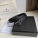 Prada Saffiano Leather Belt - Image 4