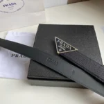 Prada Saffiano Leather Belt - Image 3
