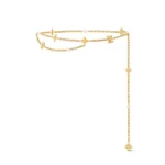 Louis Vuitton Monogram Flower and LV Initials Gold Chain Belt - Image 2