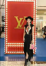Louis Vuitton Monogram Flower and LV Initials Gold Chain Belt - Image 11