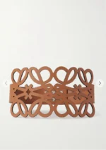 Loewe Anagram Cut-Out Wide Leather Belt - Image 13