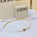 Loewe Anagram Slim Leather Belt - Image 2