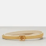Loewe Anagram Slim Leather Belt