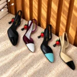 Chanel Two-Tone Slingback Pumps