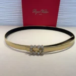 Roger Vivier Flower Strass Buckle Belt - Image 6
