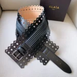 Alaïa Vienne Laser-Cut Corset Belt - Image 3