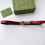 GUCCI — Double G Thin Belt - Image 3