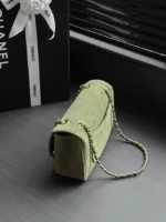 CHANEL Quilted Chain Flap Bag - Image 3