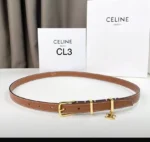 CELINE Triomphe Charm Leather Belt - Image 4