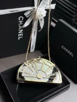 CHANEL Semicircle Chain Evening Bag - Image 9