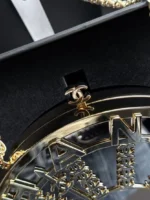 CHANEL Semicircle Chain Evening Bag - Image 8