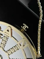 CHANEL Semicircle Chain Evening Bag - Image 7