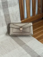 BVLGARI Serpent Clasp Envelope Top Handle Bag - Image 5