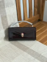 BVLGARI Serpent Clasp Envelope Top Handle Bag - Image 2