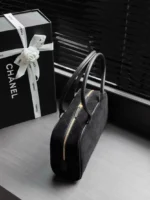 CHANEL Quilted Zip-Top Bowling Bag - Image 9