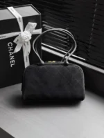 CHANEL Quilted Zip-Top Bowling Bag - Image 7