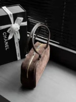 CHANEL Quilted Zip-Top Bowling Bag - Image 4