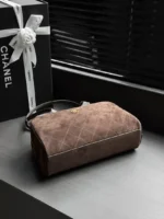 CHANEL Quilted Zip-Top Bowling Bag - Image 3