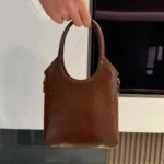 Miu Miu Textured Oval Handle Bag - Image 6