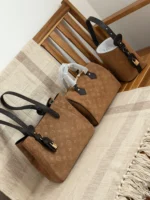 LV Tonal Monogram Padlock Tote Bag