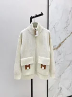 Hermès Knit Zip Cardigan / Jacket - Image 3
