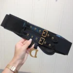Dior D-Charm Double Buckle Corset Belt