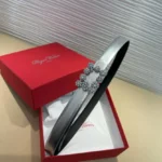 Roger Vivier Flower Strass Buckle Belt - Image 7
