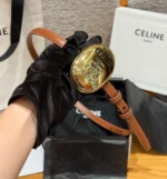 Celine Maison Celine Oval Buckle Belt - Image 6