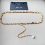 Dior CD Pearl Chain Belt - Image 6