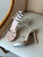René Caovilla Crystal-Embellished Cleo Sandals - Image 8