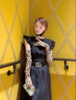 Gucci GG Marmont Elastic Belt - Image 6