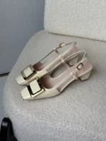 Roger Vivier Belle Vivier Patent Leather Slingback - Image 4