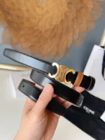 Celine Triomphe Leather Belt - Image 6