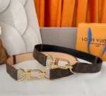 Louis Vuitton Monogram Canvas Hook Belt - Image 5