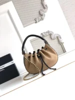 CHANEL Drawstring Top-Handle Chain Bag - Image 2