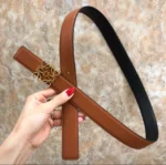 Loewe Anagram Leather Belt - Image 4