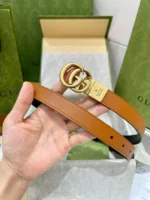 GUCCI — Double G Thin Belt - Image 5