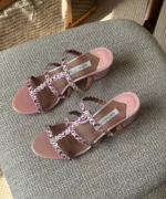 Aquazzura Crystal-Embellished Scalloped Strap - Image 8